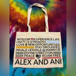 Alex and Ani tote bag